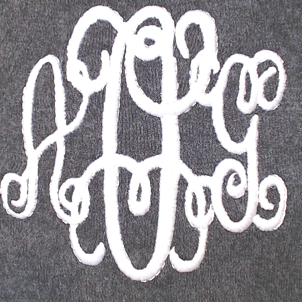 BLOOPER CLOTHING: Monogrammed Asymmetrical Turtleneck Tunic