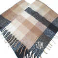 BLOOPER CLOTHING: Monogrammed Plaid Poncho