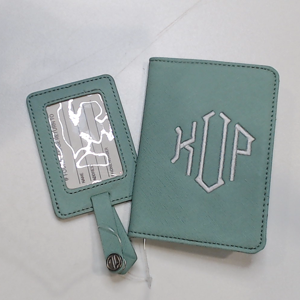 BLOOPER ACCESSORY: Monogrammed Travel Set