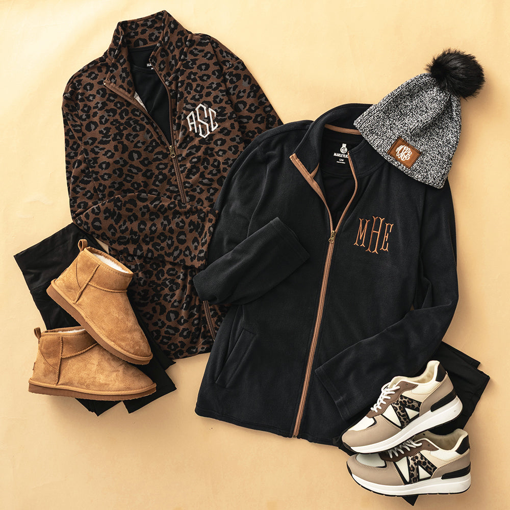 duo fleece jacket flatlay