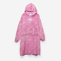 monogrammed xl blanket hoodie in pink bows