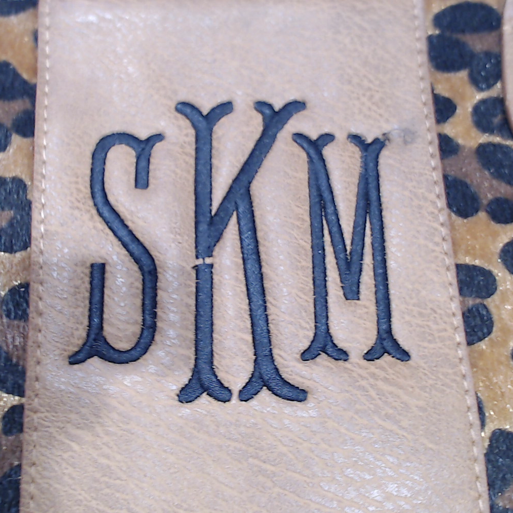 BLOOPER BAG: Monogrammed Leopard Weekender