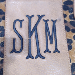 BLOOPER BAG: Monogrammed Leopard Weekender