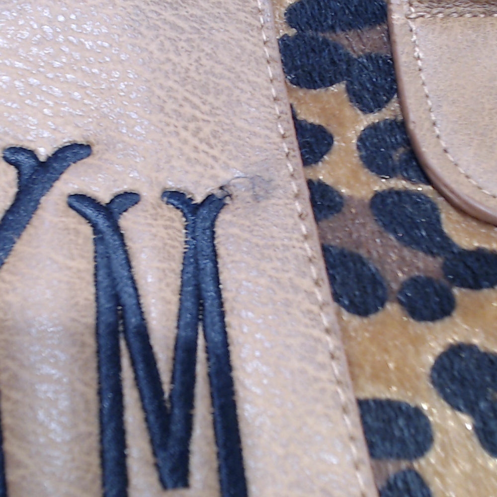 BLOOPER BAG: Monogrammed Leopard Weekender