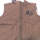 BLOOPER CLOTHING: Monogrammed Reversible Vest