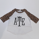 BLOOPER KIDS: Monogrammed Kids Raglan Tunic