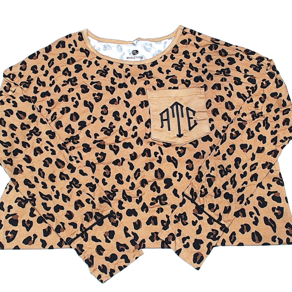 BLOOPER CLOTHING: Monogrammed Pajama Shirt