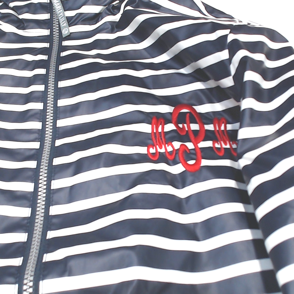 BLOOPER CLOTHING: Monogrammed New England Rain Jacket