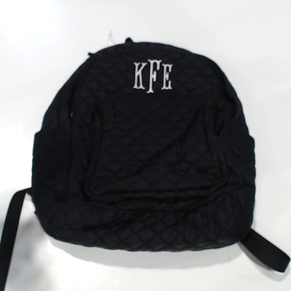 BLOOPER BAG: Monogrammed Quilted Laptop Backpack