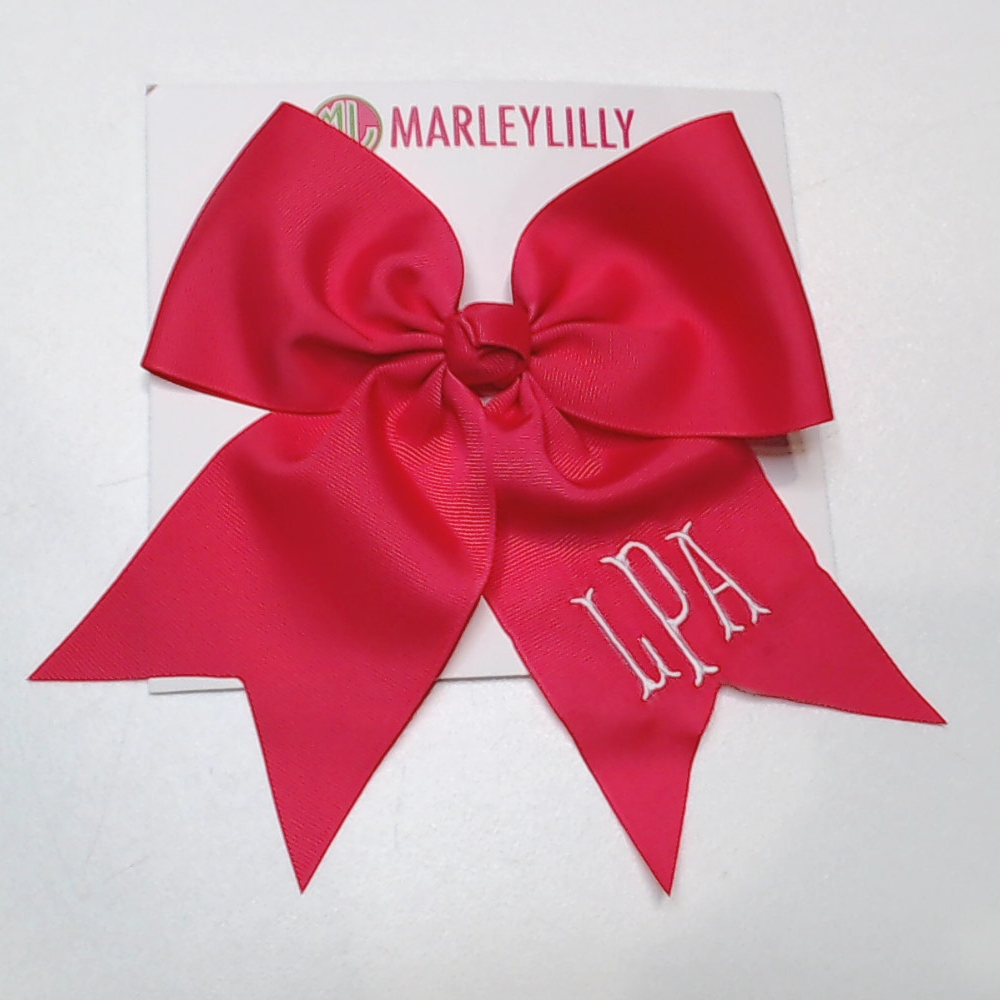 BLOOPER KIDS: Monogrammed Girls Hair Bow