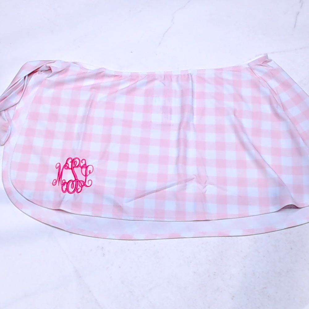 BLOOPER SWIM: Monogrammed Sarong