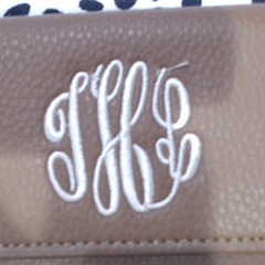 BLOOPER ACCESSORY: Monogrammed Phone Wallet Wristlet