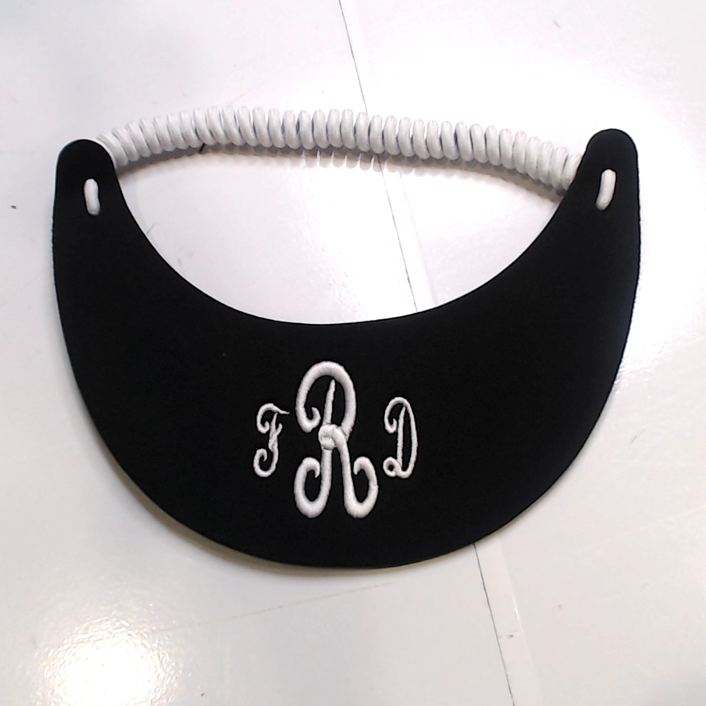 BLOOPER ACCESSORY: Monogrammed Bride Tribe Visor