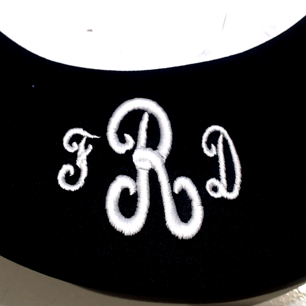 BLOOPER ACCESSORY: Monogrammed Bride Tribe Visor