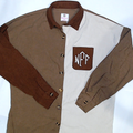 BLOOPER CLOTHING: Monogrammed Oversized Button Down Tunic