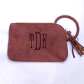 BLOOPER BAG: Monogrammed Wristlet Clutch
