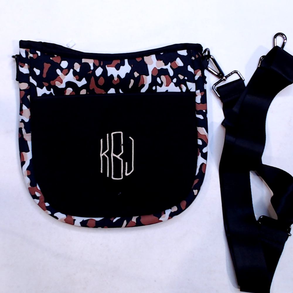 BLOOPER BAG: Monogrammed Crossbody