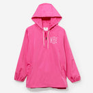 Monogrammed Pullover Rain Jacket | Hot Pink