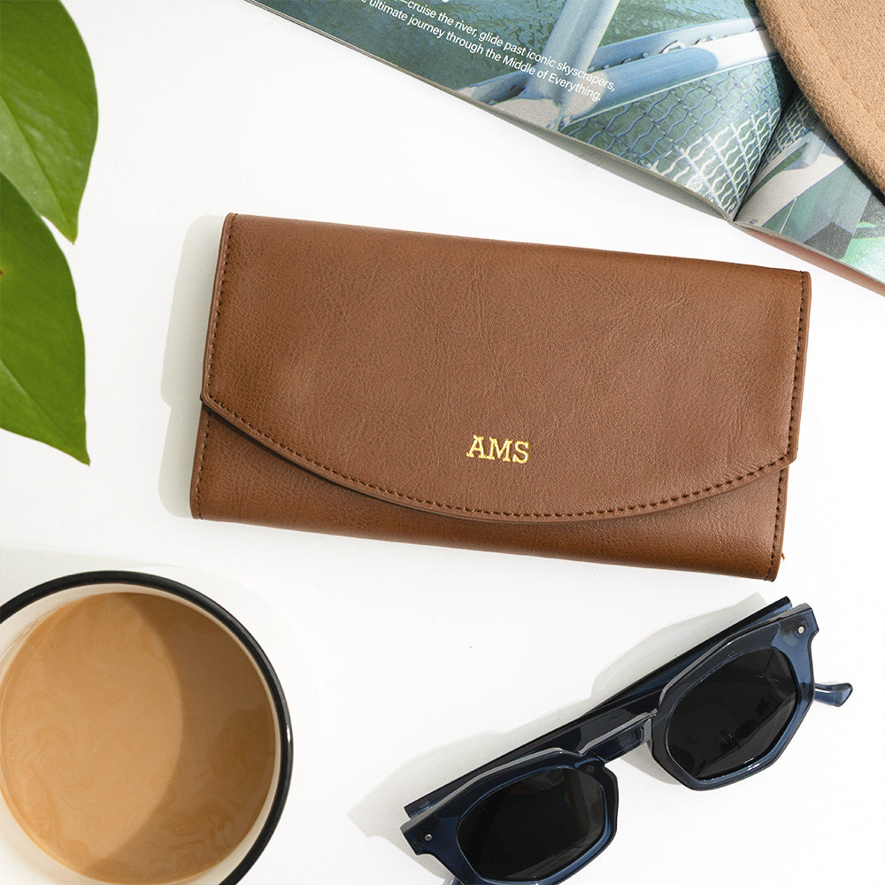 Folding Leather Wallet - Marleylilly