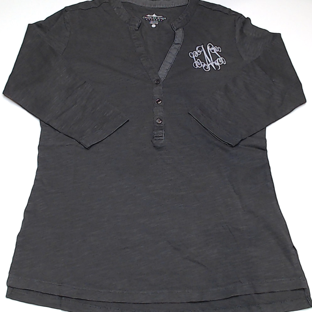 BLOOPER CLOTHING: Monogrammed Henley
