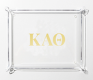 Kappa Alpha Theta Acrylic Tray | Clear