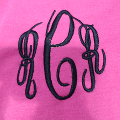 BLOOPER CLOTHING: Monogrammed Open Back Sweatshirt