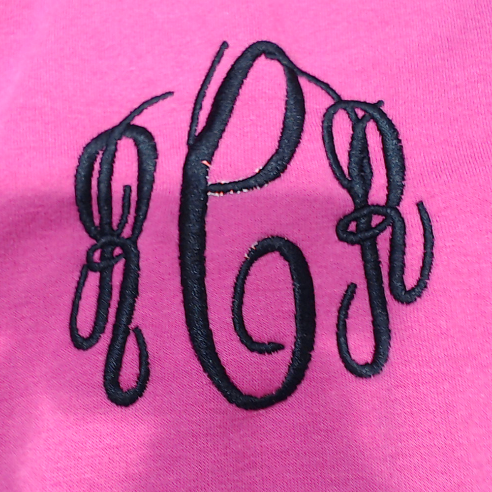 BLOOPER CLOTHING: Monogrammed Open Back Sweatshirt