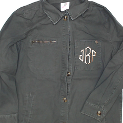 BLOOPER CLOTHING: Monogrammed Shirt Jacket