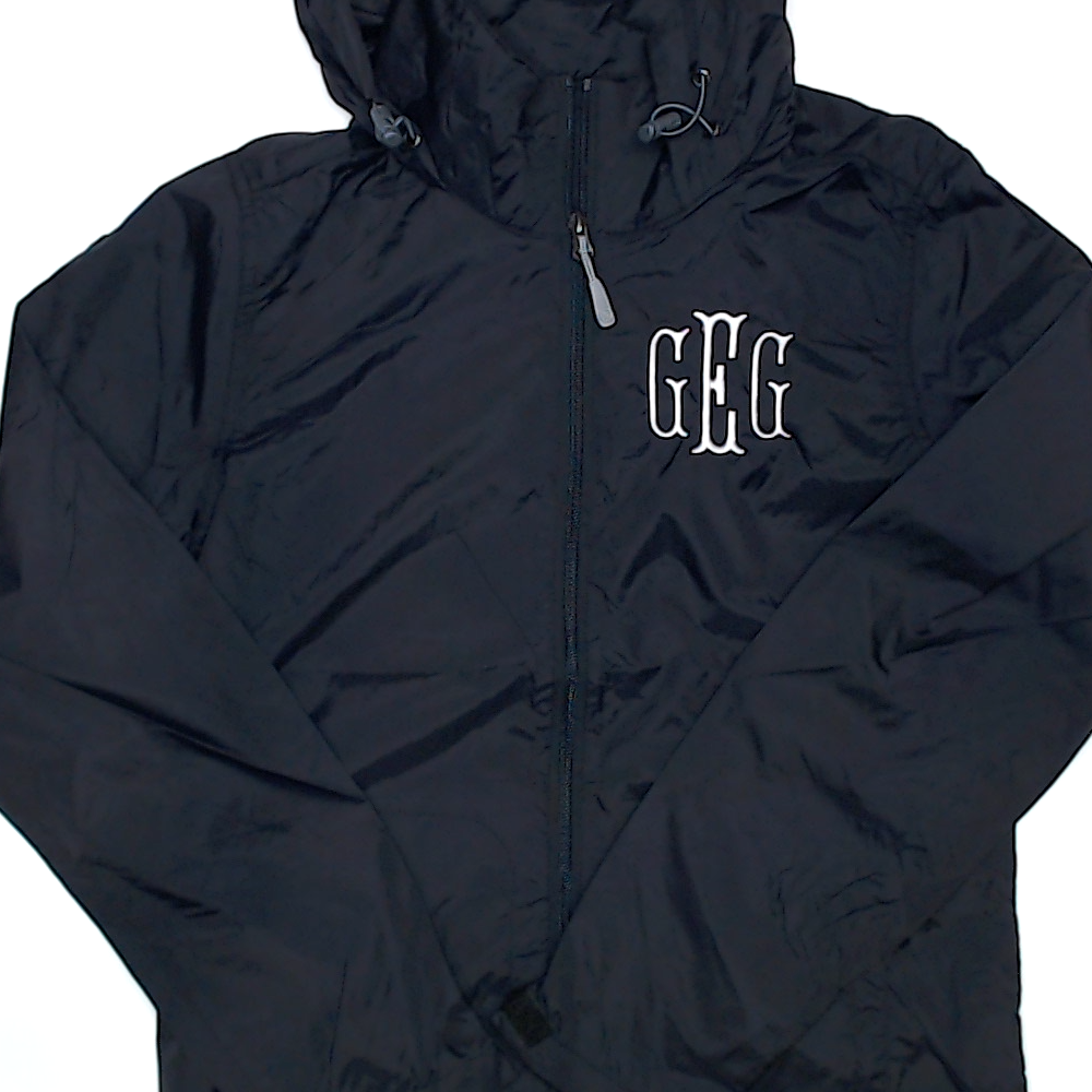 BLOOPER CLOTHING: Monogrammed Lightweight Rain Jacket