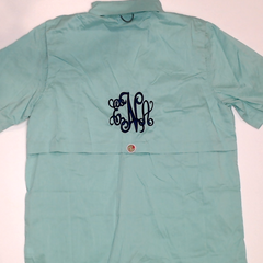 BLOOPER CLOTHING: Monogrammed Fishing Shirt