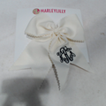 BLOOPER KIDS: Monogrammed Girls Hair Bow