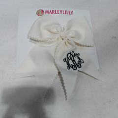 BLOOPER KIDS: Monogrammed Girls Hair Bow