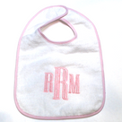 BLOOPER KIDS: Monogrammed Outline Baby Bib