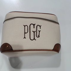 BLOOPER ACCESSORY: Monogrammed Vintage Train Case