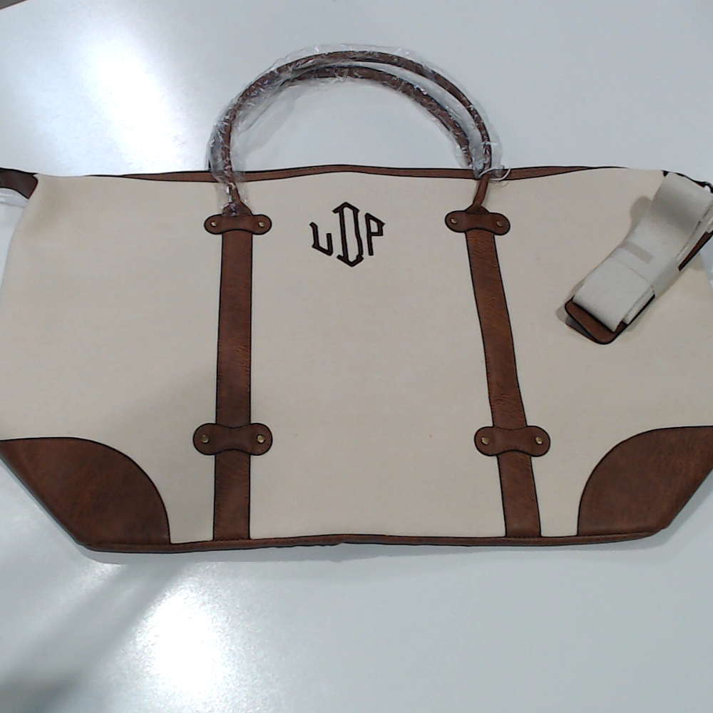 BLOOPER BAG: Monogrammed Vintage Weekender
