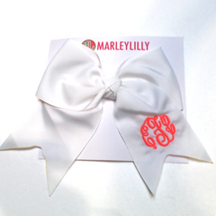 BLOOPER KIDS: Monogrammed Girls Hair Bow