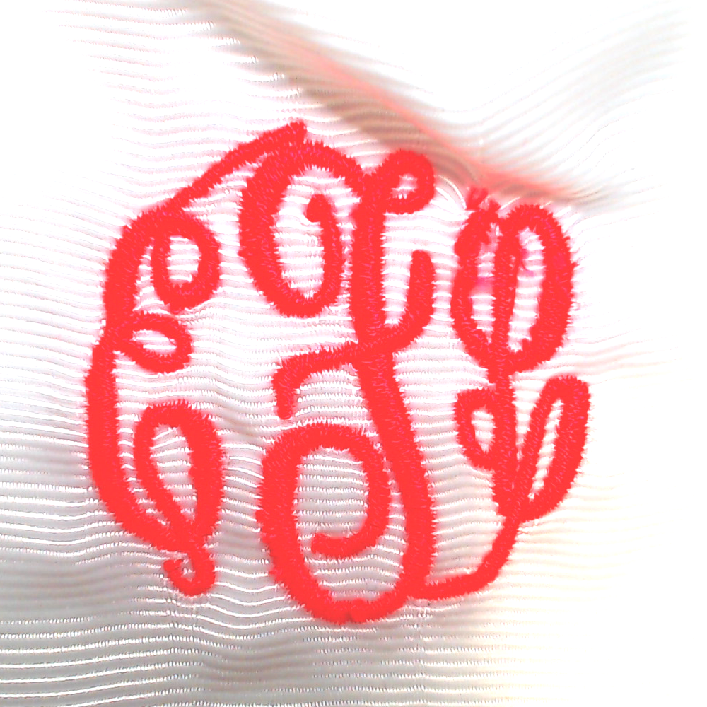 BLOOPER KIDS: Monogrammed Girls Hair Bow