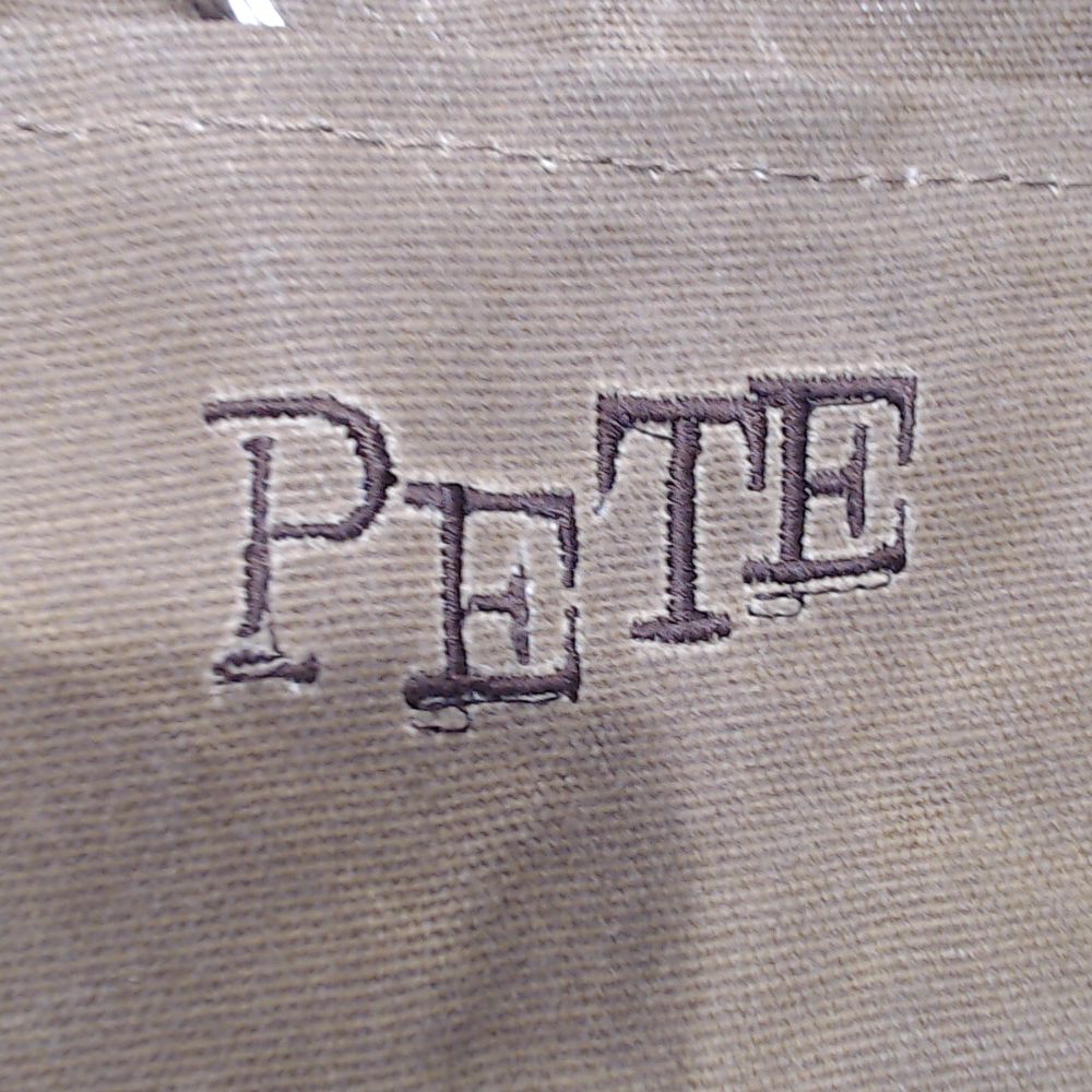 BLOOPER BAG: Personalized Waxed Canvas Tool Bag