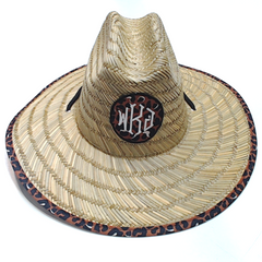 BLOOPER ACCESSORY: Monogrammed Straw Hat