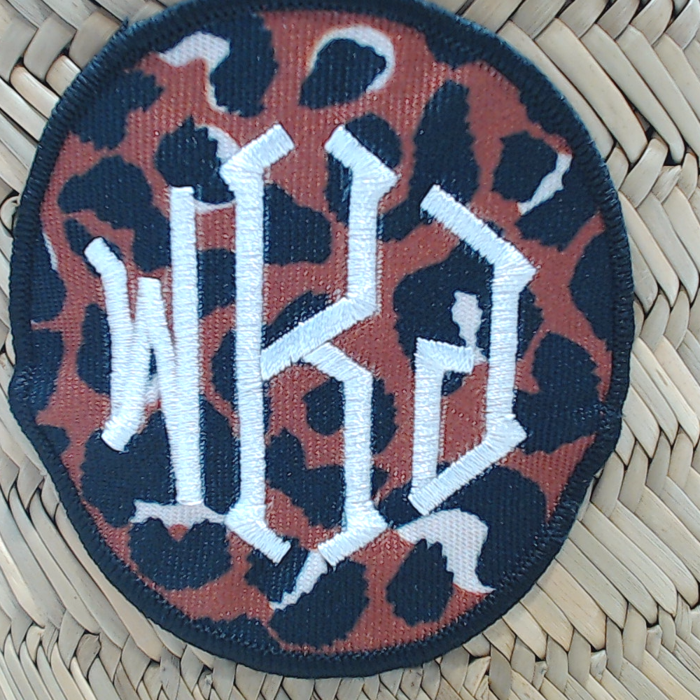 BLOOPER ACCESSORY: Monogrammed Straw Hat