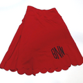 BLOOPER CLOTHING: Monogrammed Skort