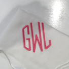 BLOOPER ACCESSORY: Monogrammed Scalloped Placemat