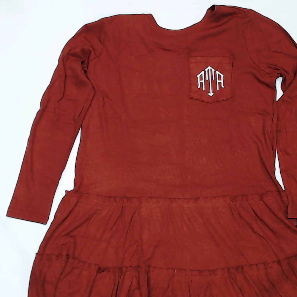 BLOOPER CLOTHING: Monogrammed Waffle Dress