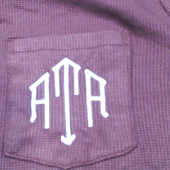 BLOOPER CLOTHING: Monogrammed Waffle Dress