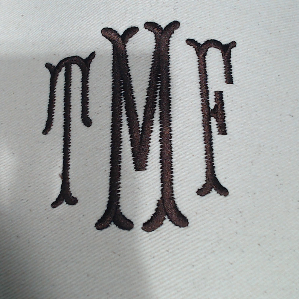 BLOOPER BAG: Monogrammed Vintage Weekender