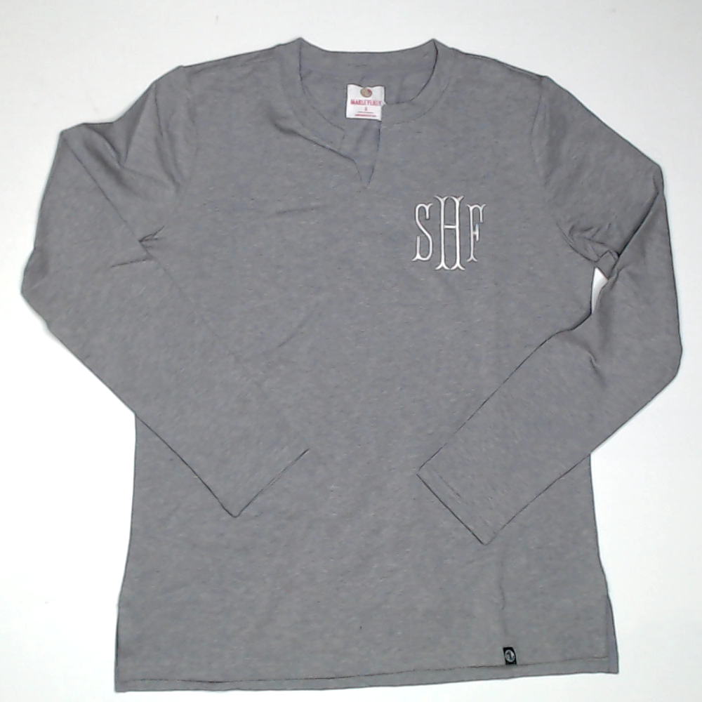 BLOOPER CLOTHING: Monogrammed V Neck Sweatshirt