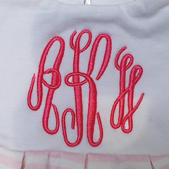 BLOOPER CLOTHING: Monogrammed Sunday Dress