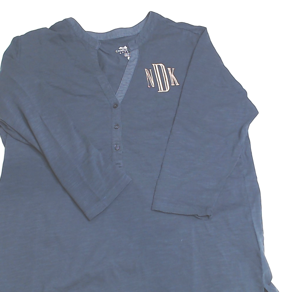 BLOOPER CLOTHING: Monogrammed Henley