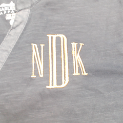 BLOOPER CLOTHING: Monogrammed Henley
