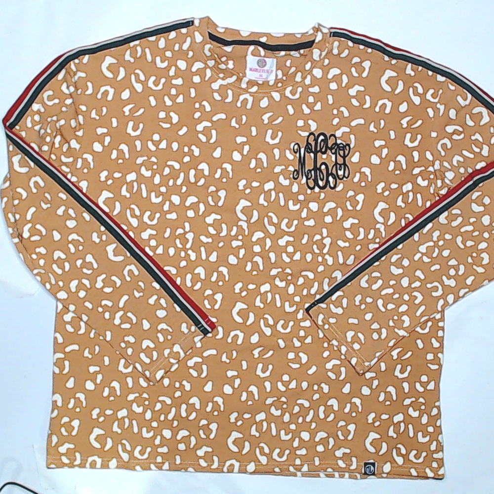 BLOOPER CLOTHING: Monogrammed Lightweight Sweatshirt